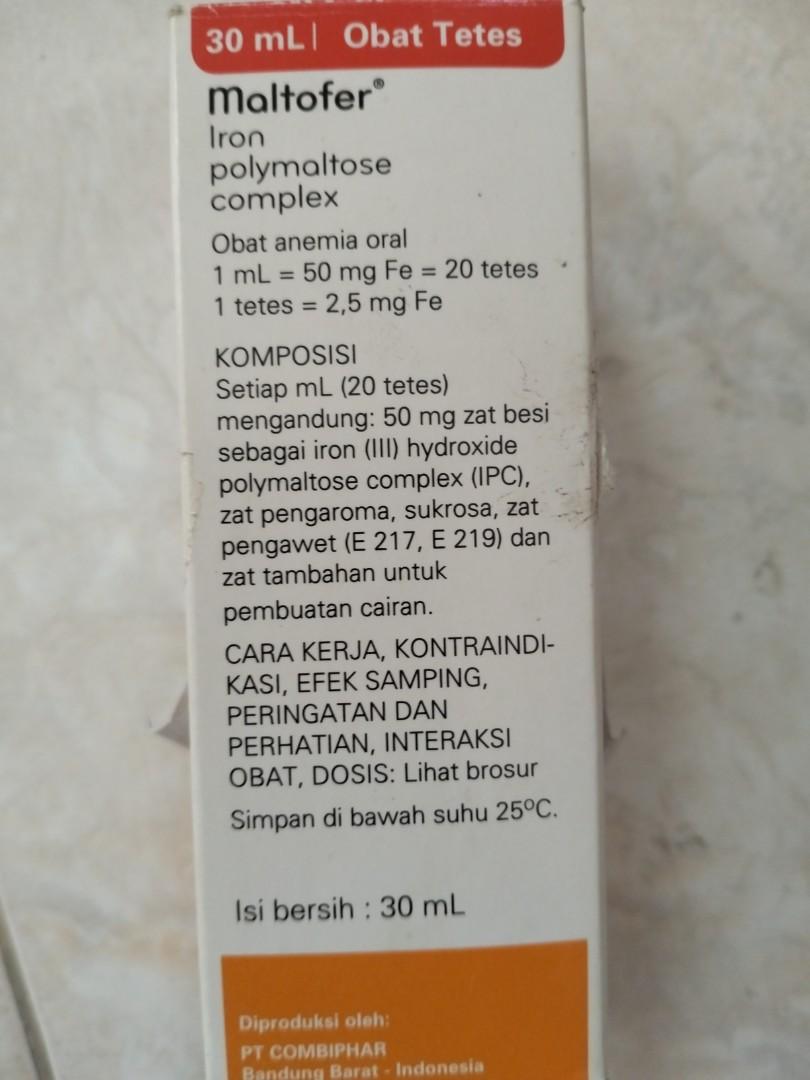 Maltofer drop obat zat besi, Bayi & Anak, Perawatan & Makanan Anak di