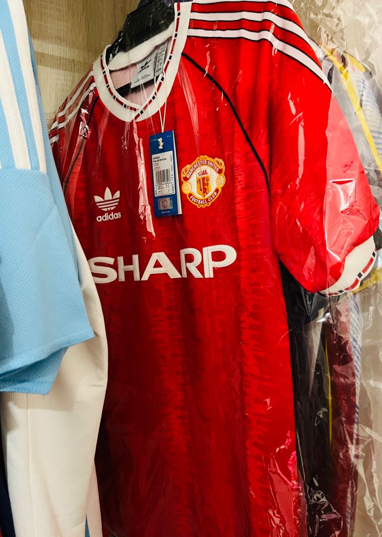 manchester united 90 home jersey