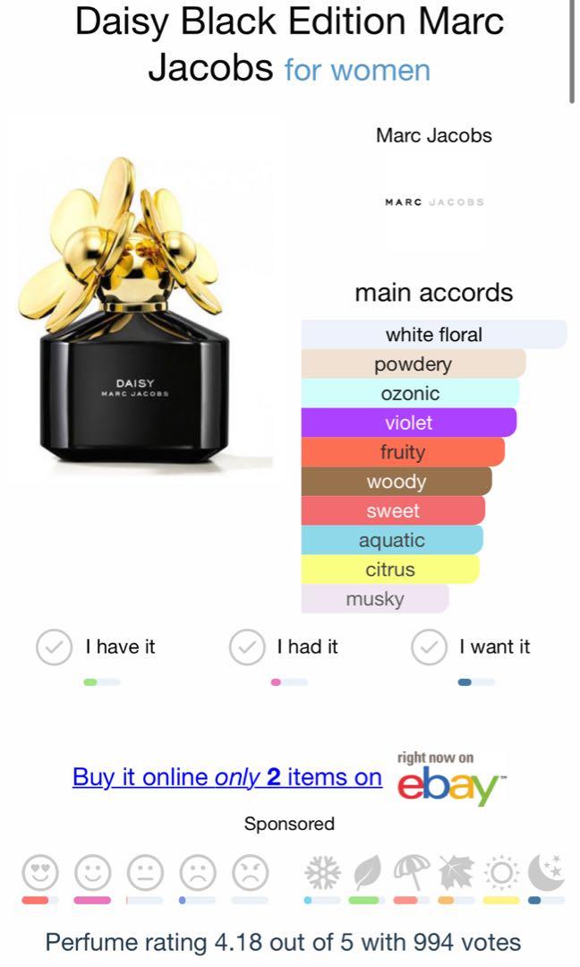 Marc jacobs daisy black edition new arrivals