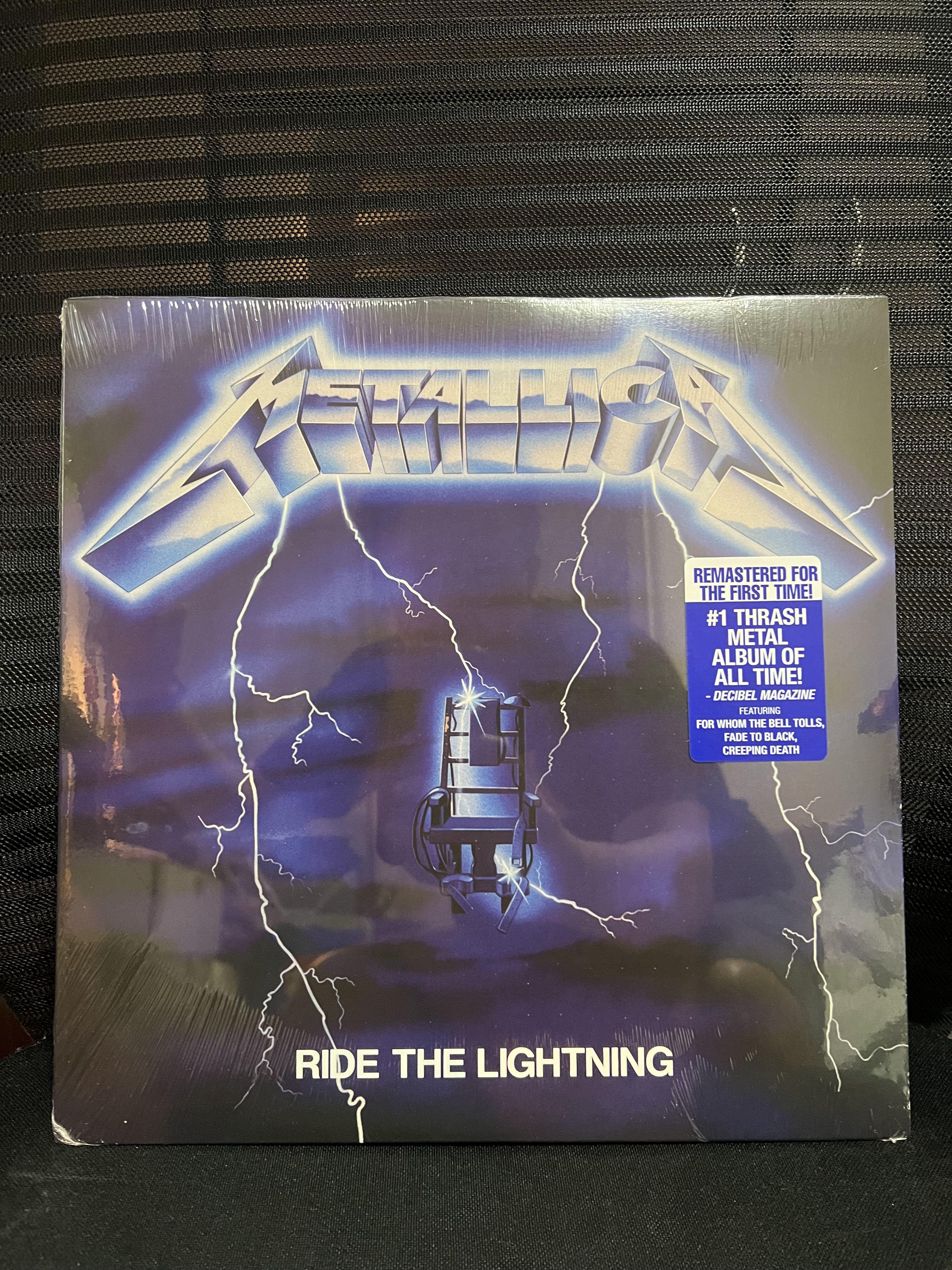 METALLICA Ride The Lightning LP Vinyl Record, Hobbies & Toys, Music &  Media, Vinyls on Carousell