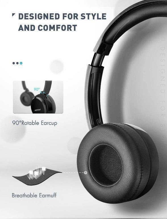 Mpow PA071 Wired Headsets Audio Headphones Headsets on Carousell