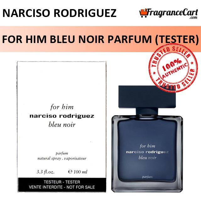 Narciso Rodriguez for Him Bleu Noir Parfum for Men (100ml/Tester) Blue  [Brand New 100% Authentic Perfume/Fragrance], Beauty & Personal Care,  Fragrance & Deodorants on Carousell