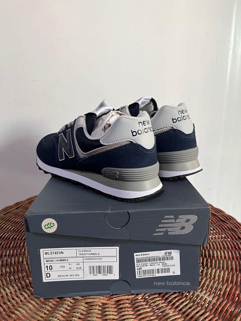 New balance classic 574 navy on sale