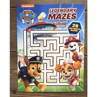 Nickelodeon PAW PATROL - Legendary Mazes Activity Book