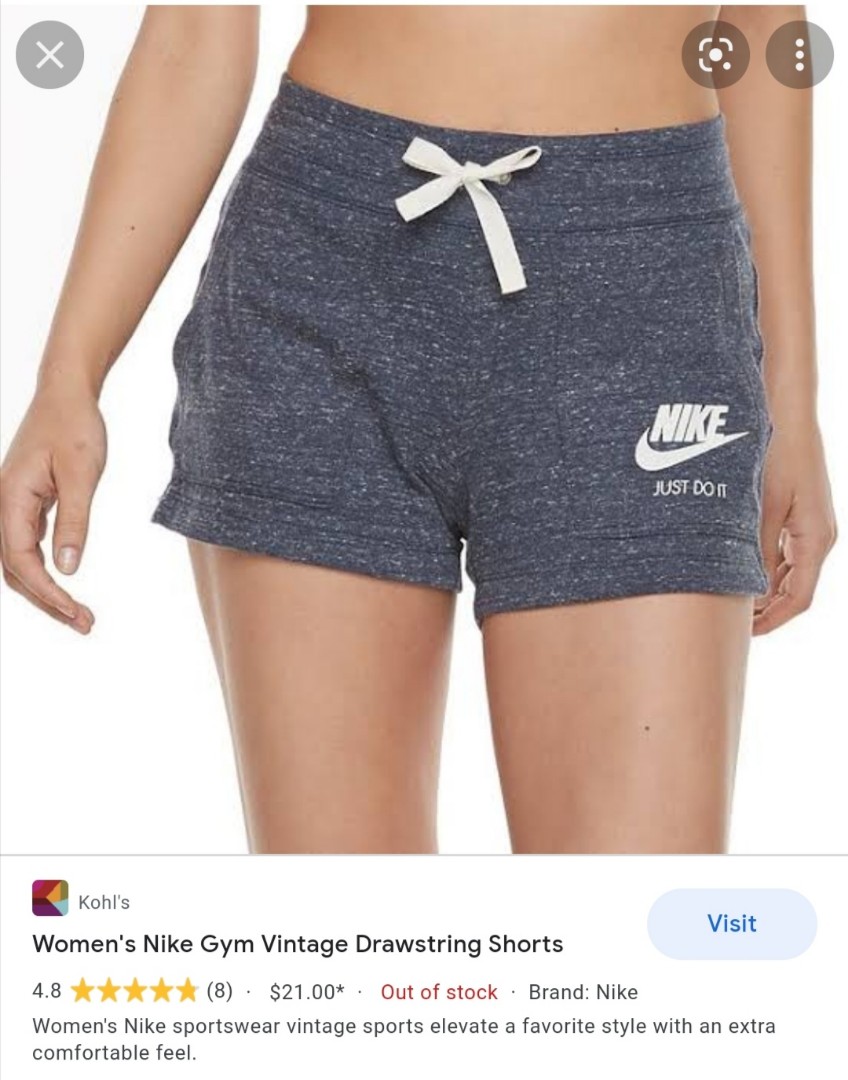 Nike gym vintage drawstring shorts hot sale