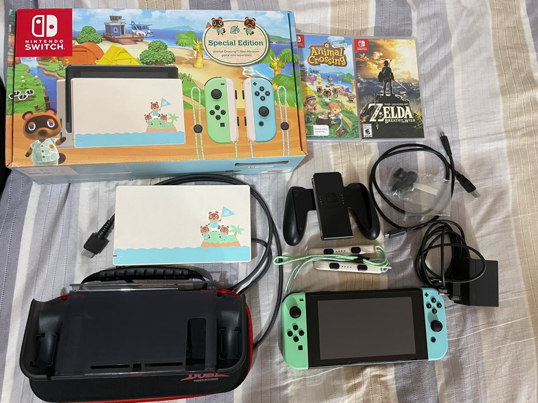 Nintendo Switch V2 - ACNH Edition (Negotiable price), Video Gaming ...