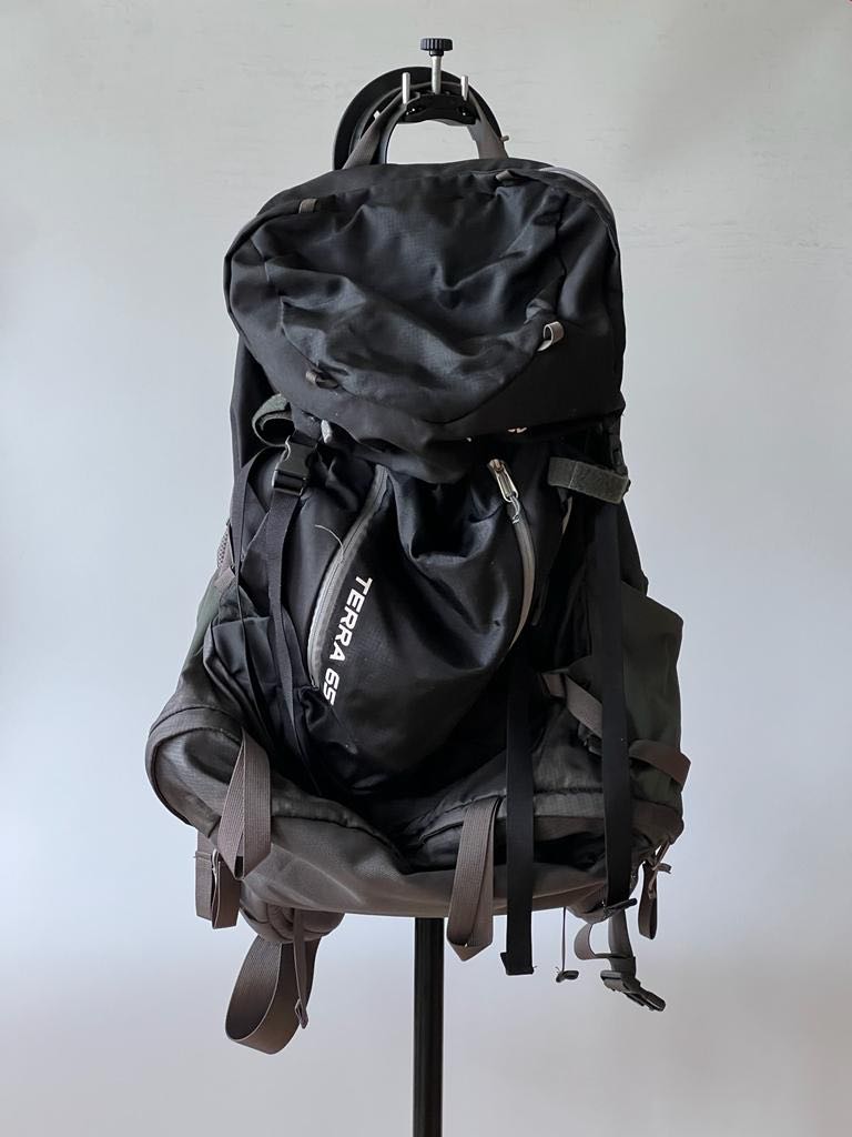 Northface Terra 65 Black Backpack 