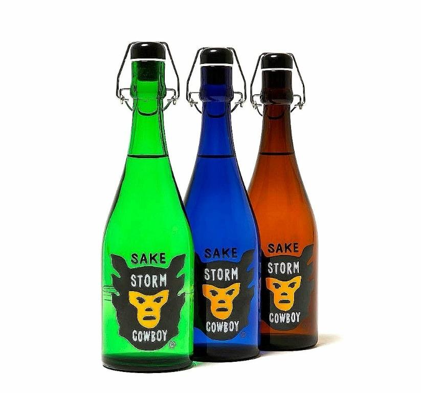 SAKE STORM COWBOY HEAVY PRESS 720ml 箱付き SAKE STORM COWBOY HEAVY PRESS 720ml 箱付き（大嶺(Ohmine