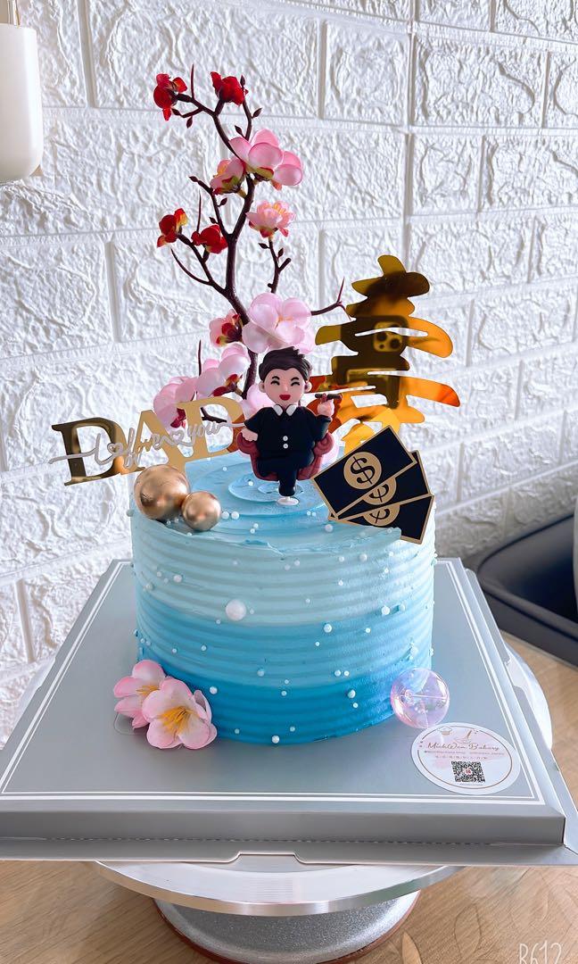 Relaxing Grandfather Theme Cake – Cakes All The Way
