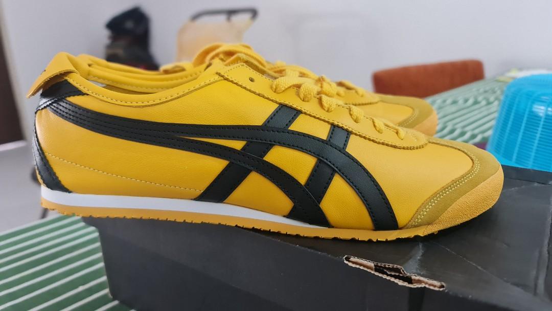 Onitsuka tiger shoes yellow black sales