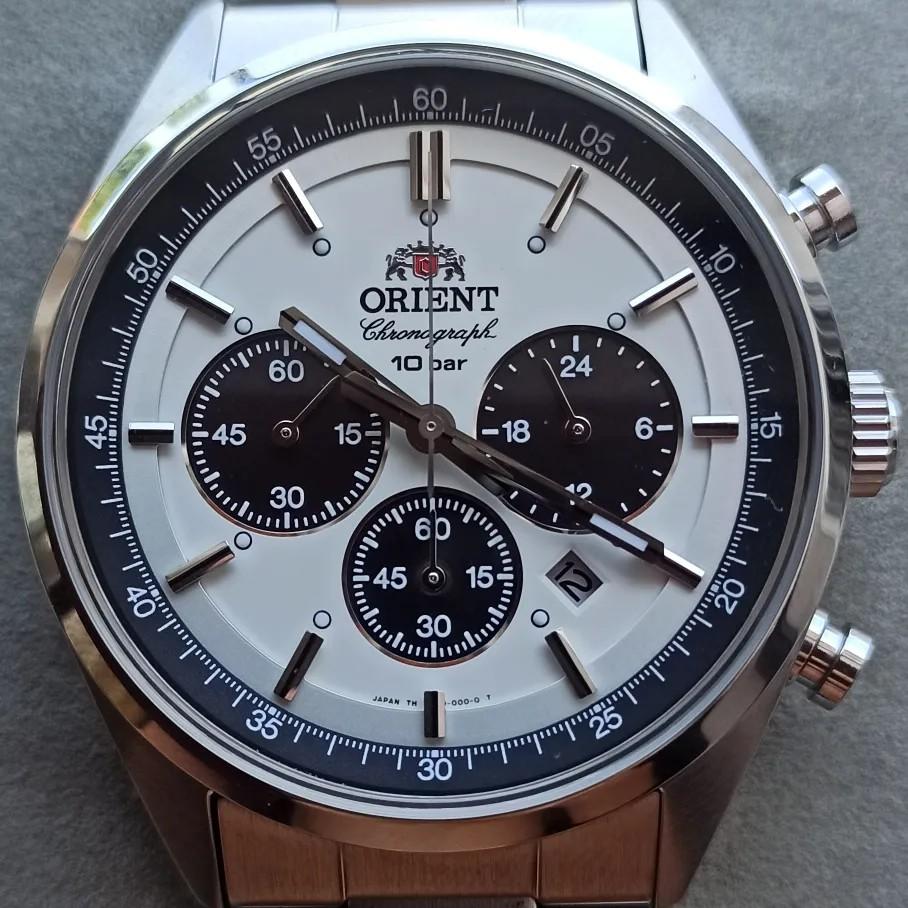 Orient - Panda Chronograph Neo 70s - Solar - wv0041tx, Luxury, Watches ...