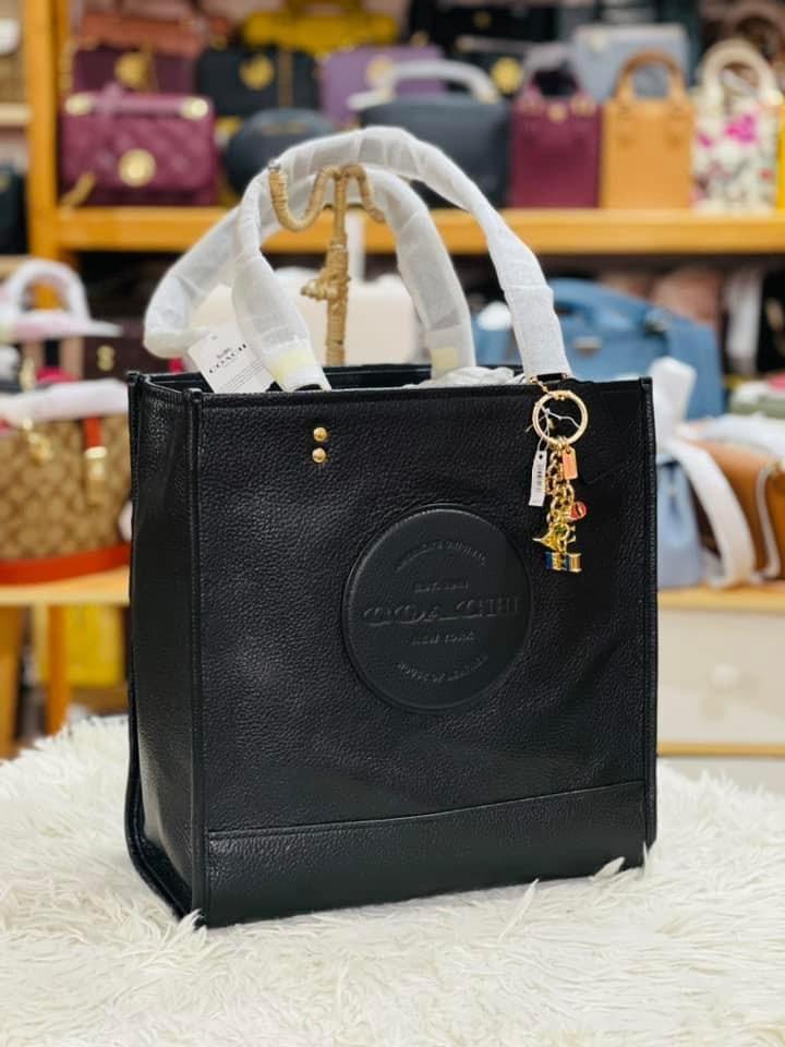 Coach dempsey tote black cheap