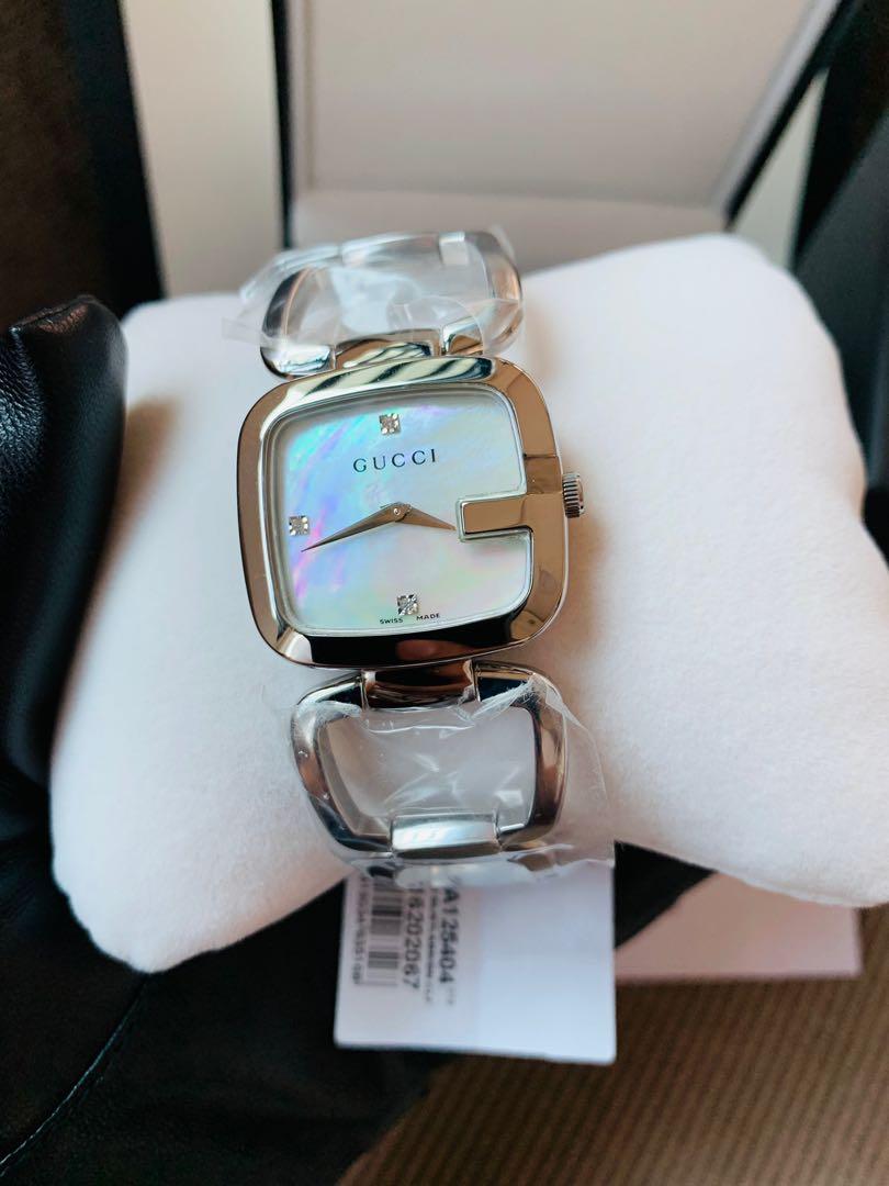 Gucci mother of pearl watch hot sale