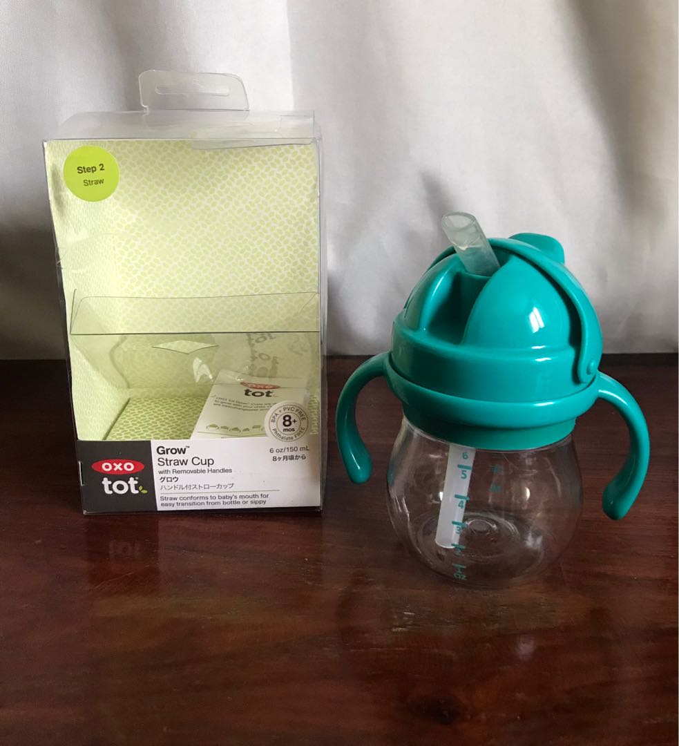 OXO TOT Grow Sippy Straw Cup 6oz, Babies & Kids, Nursing & Feeding, Breastfeeding & Bottle