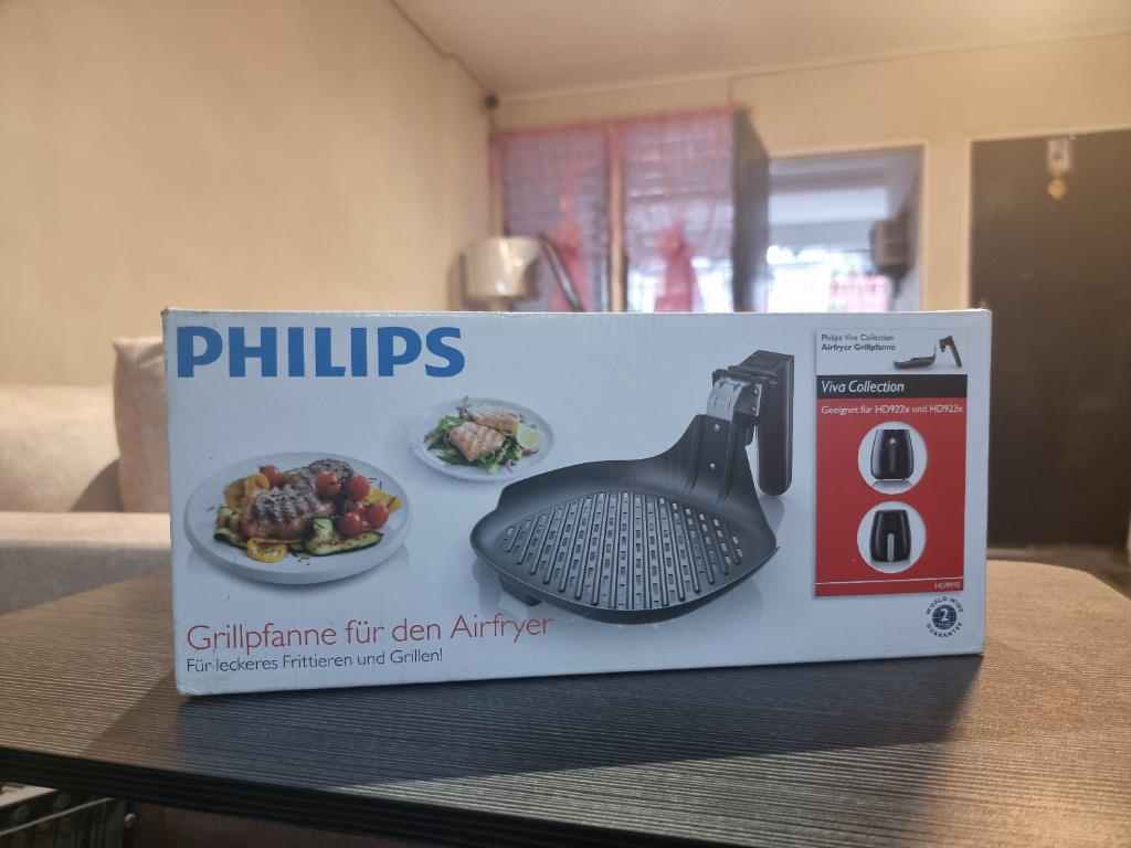 Philips Airfryer Grill Pan accessory HD9910/20 Brand New, Furniture