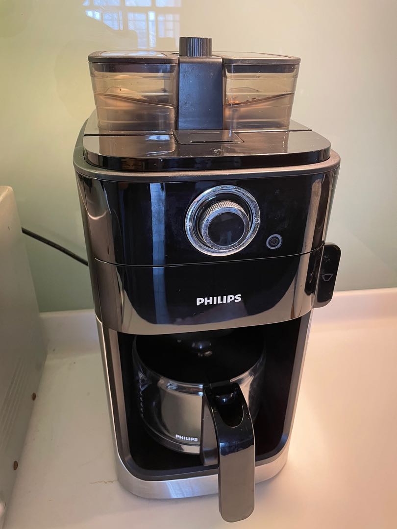 Philips coffee maker machine grind & brew, TV & Home Appliances