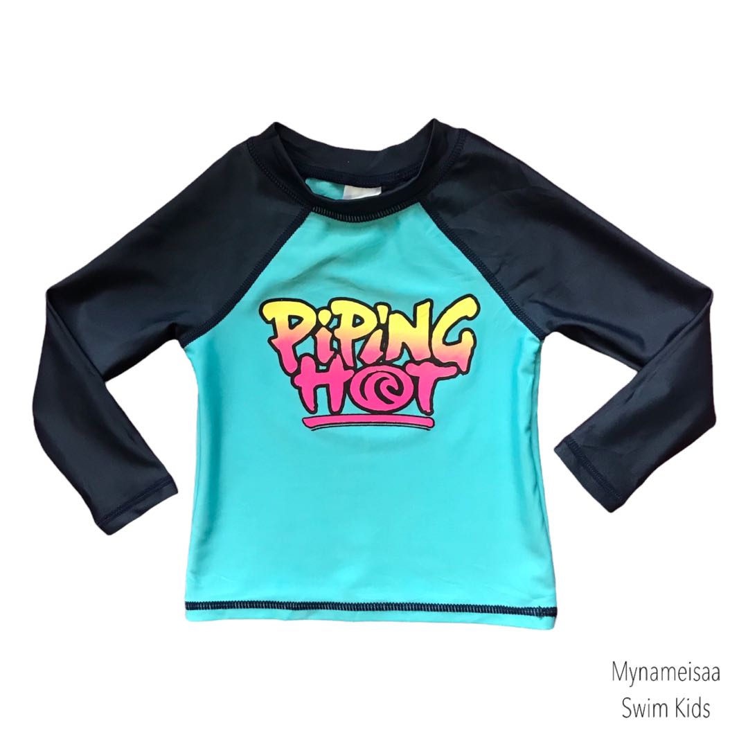 Piping top hot swimwear
