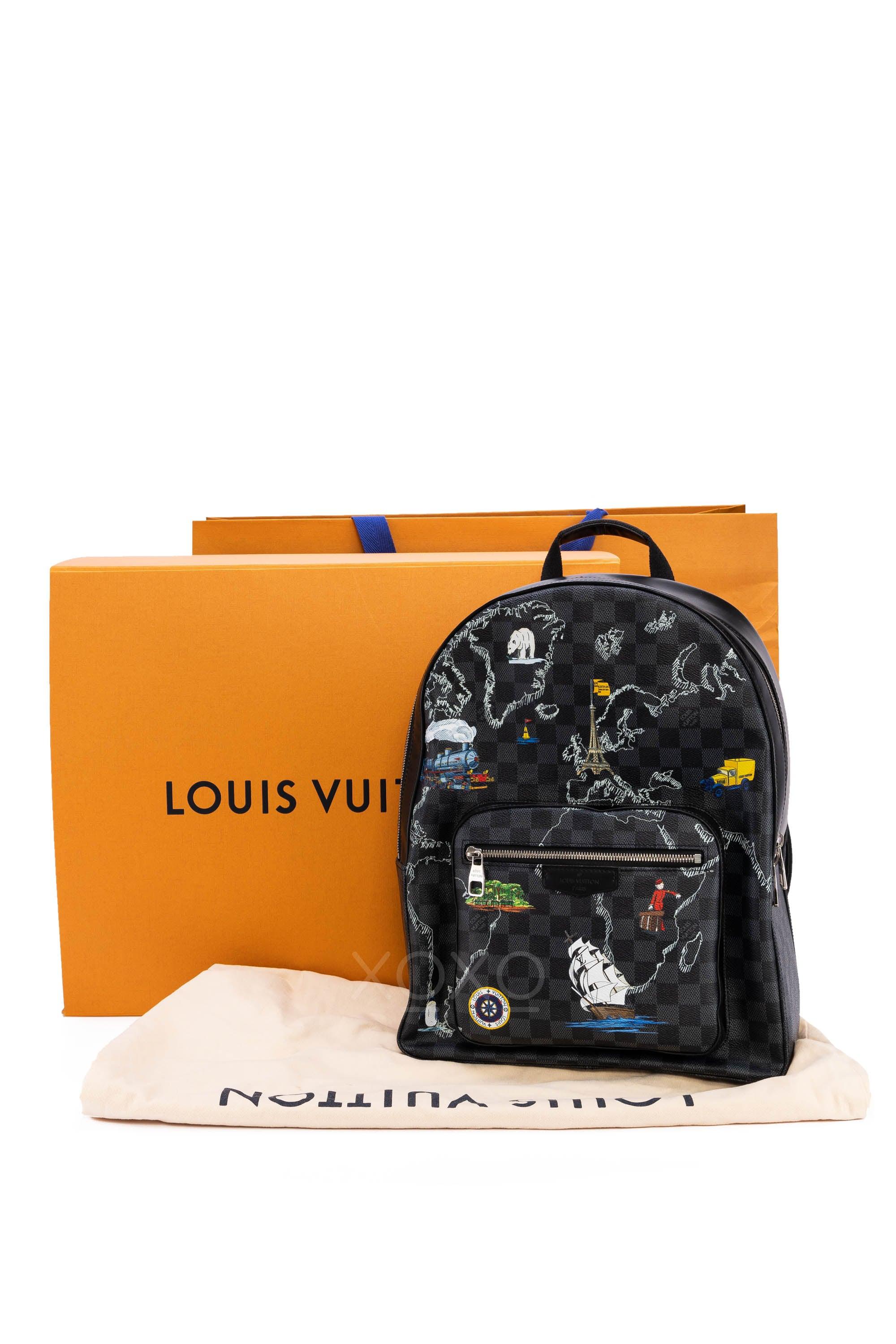 Pre-owned Louis Vuitton Josh D Grap Map N40199, Luxury, Bags