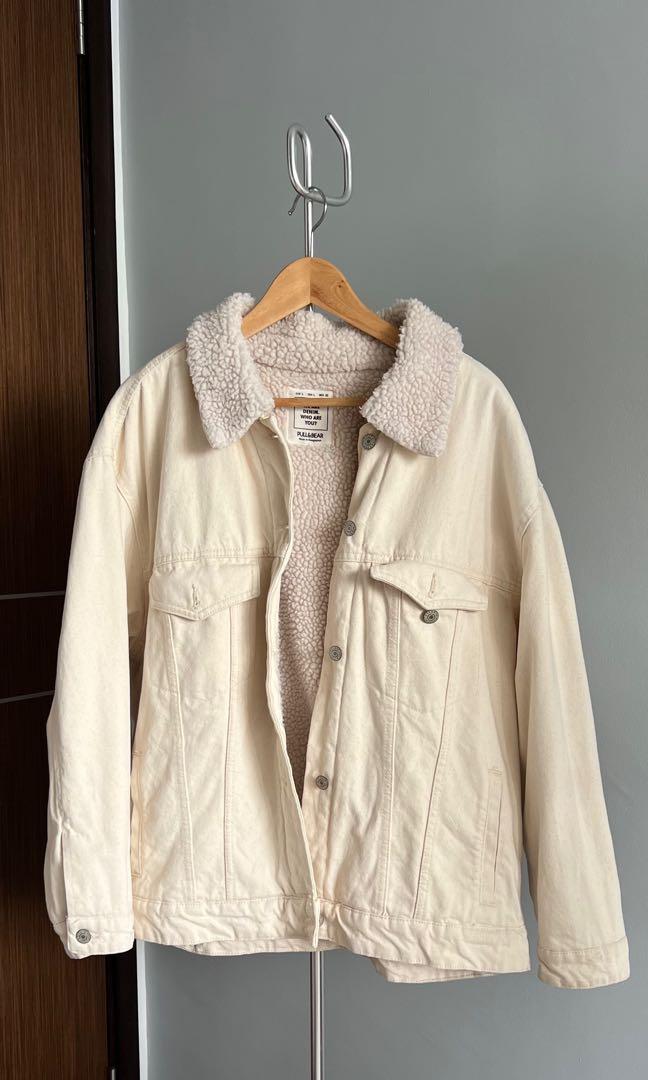 Pull and bear sherpa jacket cheap