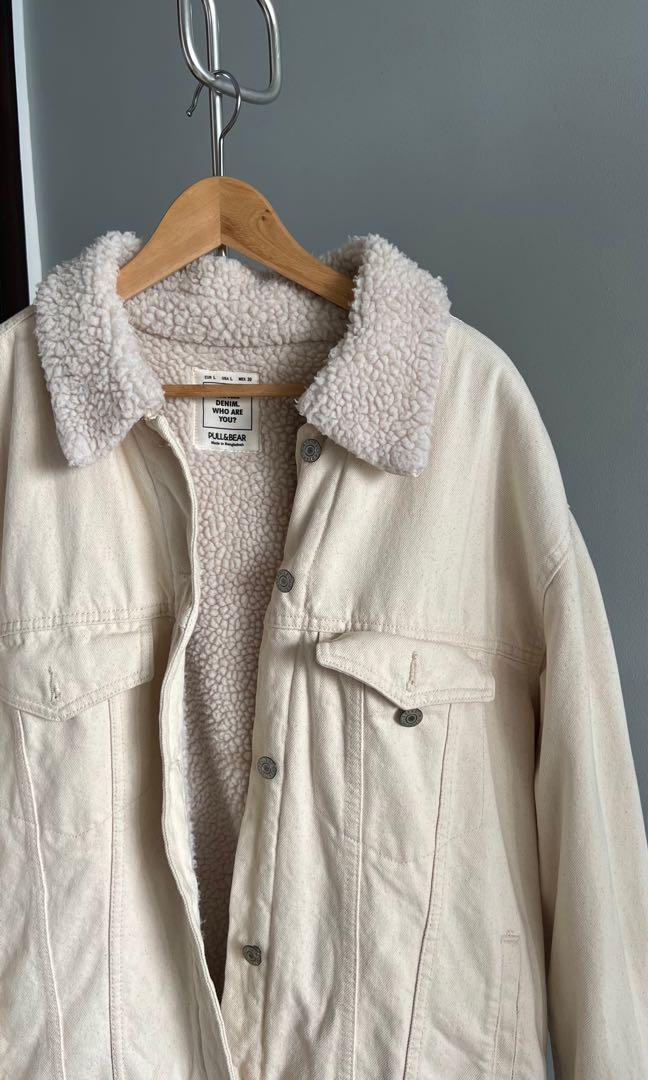 Pull and bear discount borg lined jacket
