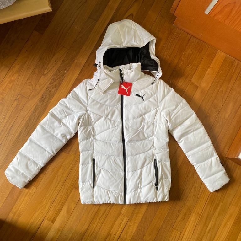 Puma White Winter Down Jacket