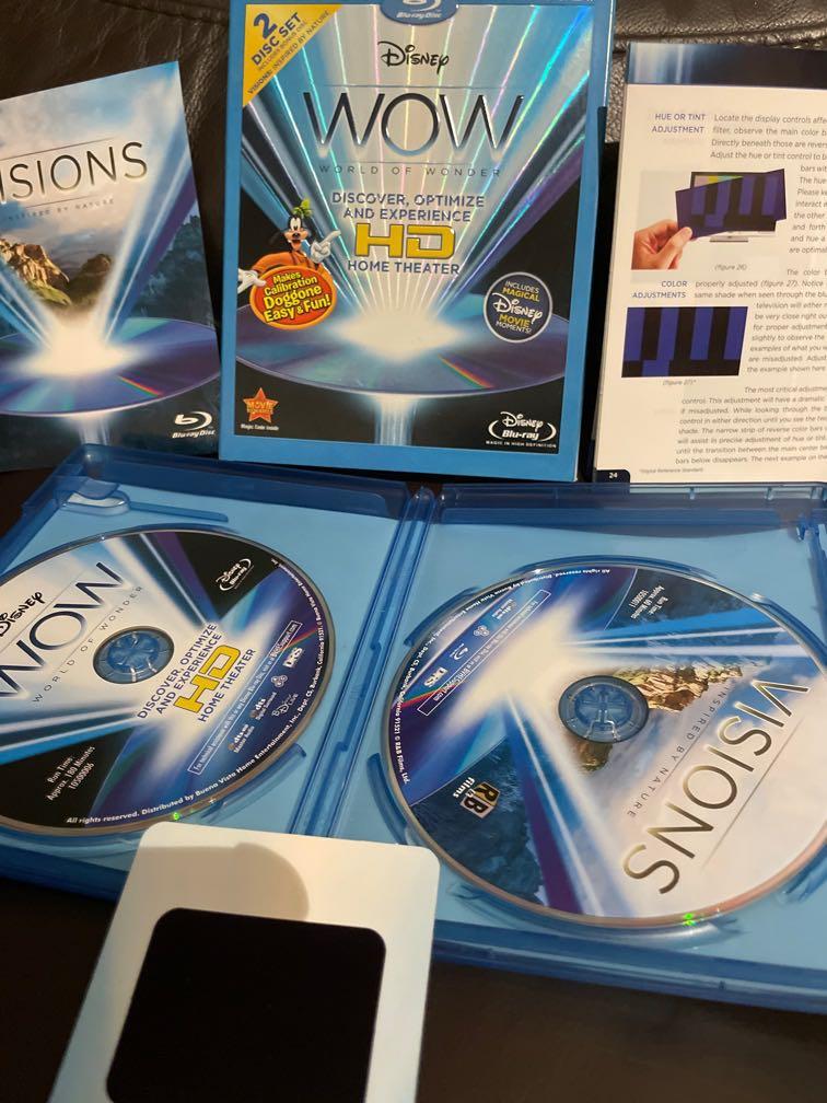 (RARE) Disney WOW Calibration disc Bluray ( Bluray ), Hobbies