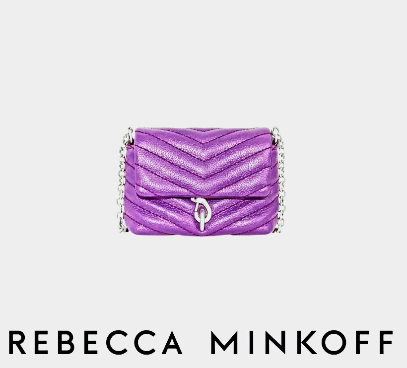 Rebecca Minkoff Purple Micro Sling Pouch Women s Fashion Bags