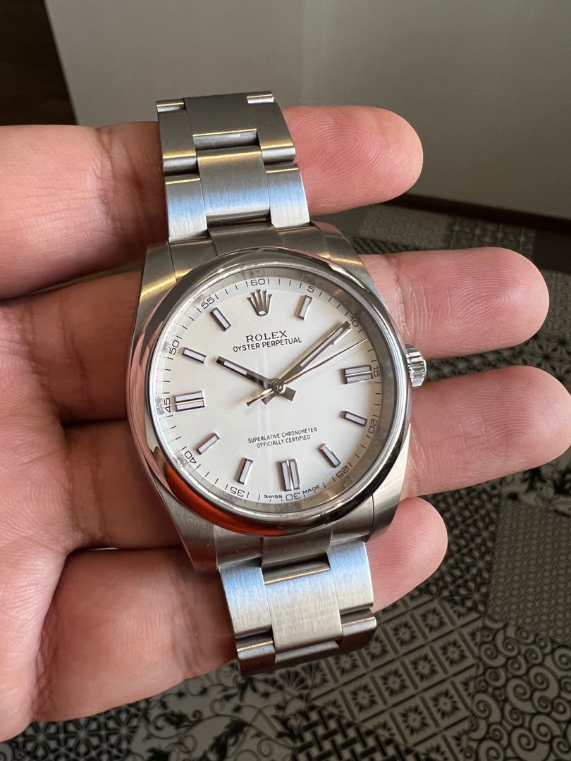 Rolex oyster on sale perpetual 36 white