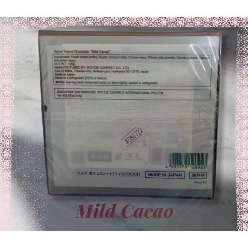 ROYCE NAMA CHOCOLATE JAPAN (MILD CACAO) ORIGINAL