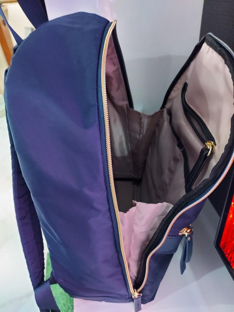 Samsonite backpack in Navy blue, Women's Fashion, Bags & Wallets ...