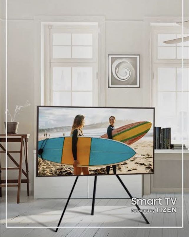 Samsung Tv The Frame 55 Inches Tv Home Appliances Tv Entertainment Tv On Carousell