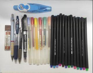 School Pencil and Pens