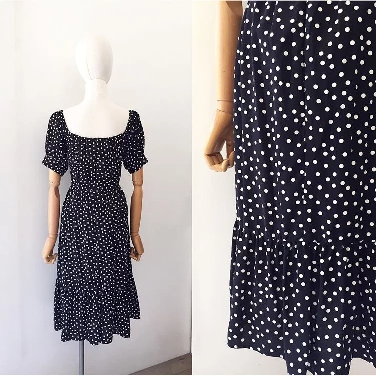 NITA MIDI DRESS - BLACK