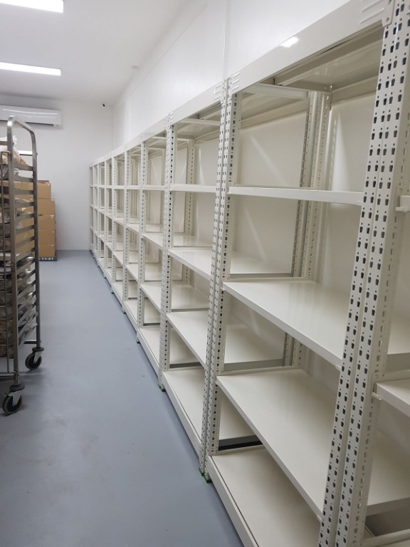Steel shelves metal racking standee filling racks, Furniture & Home ...