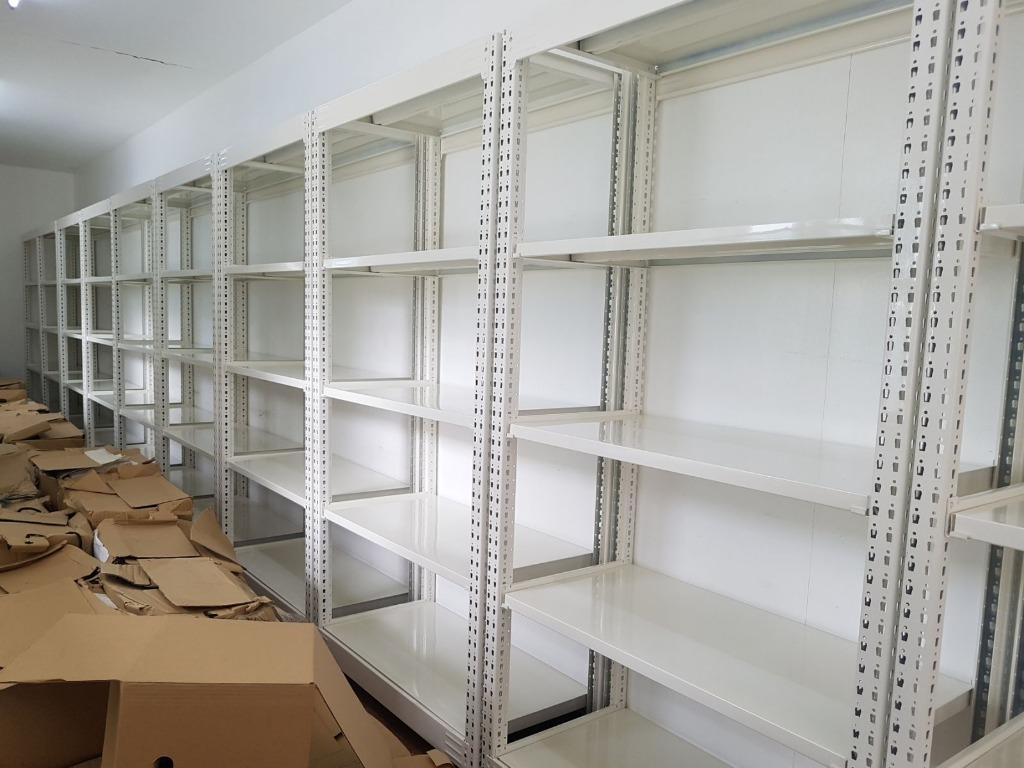Steel shelves metal racking standee filling racks, Furniture & Home ...