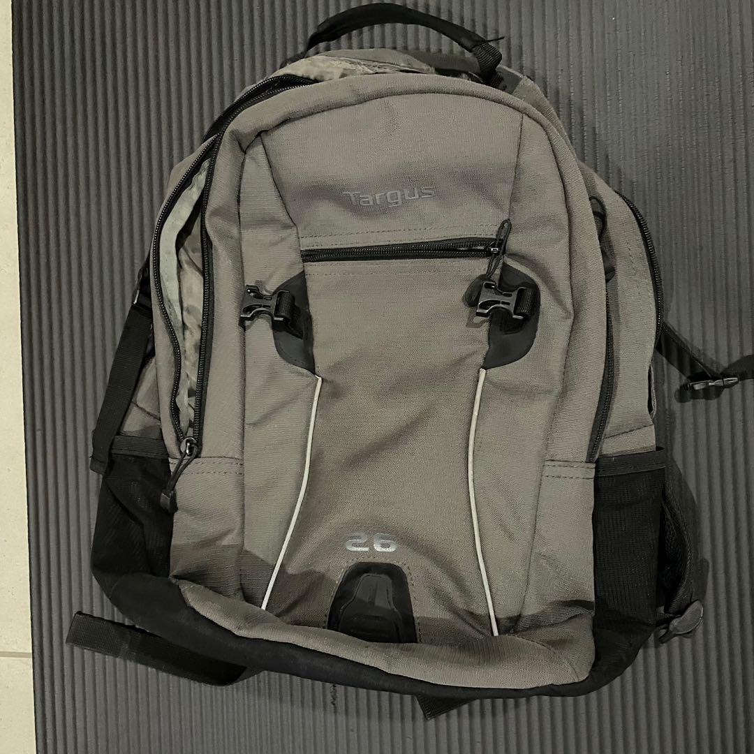 Targus Sport 26L Gray Black Backpack Men s Fashion Bags