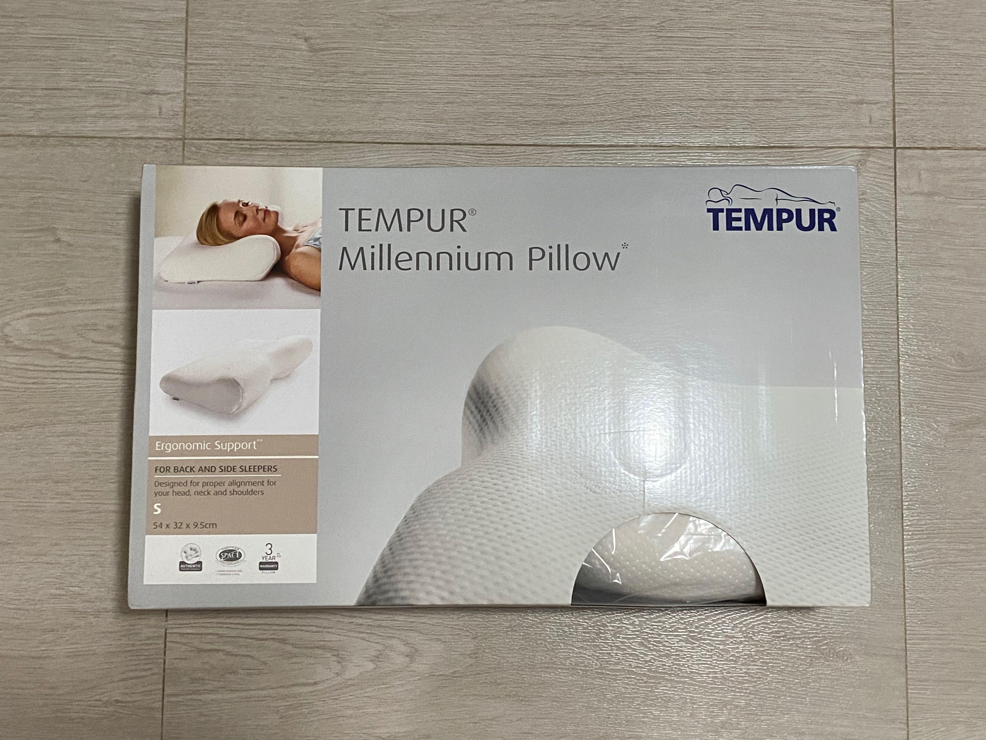 全新TEMPUR MILLENNIUM PILLOW 立體健頸枕 人體工學, 傢俬＆家居, 床具浴巾 Carousell
