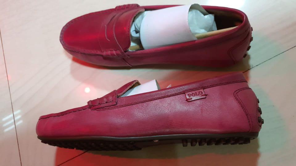 Polo Ralph Lauren Loafers Red Women s Fashion Footwear