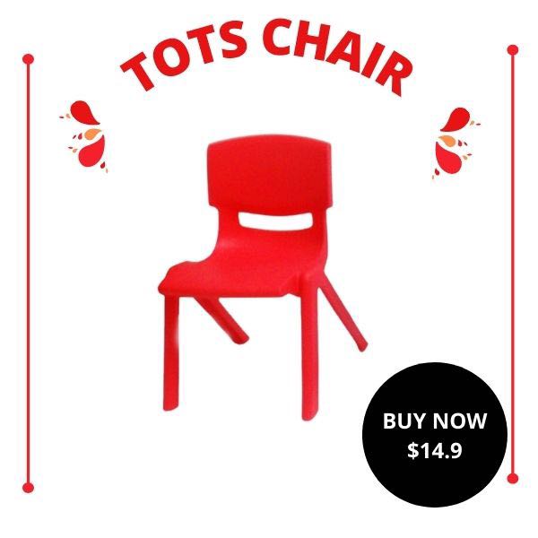 Tots Chairs 400mm460mm Red/Blue/Green/Yellow, Furniture & Home Living, Furniture, Chairs on