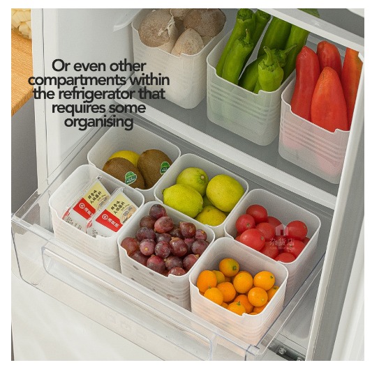 Translucent Refrigerator Pocket Organiser, Furniture & Home Living ...