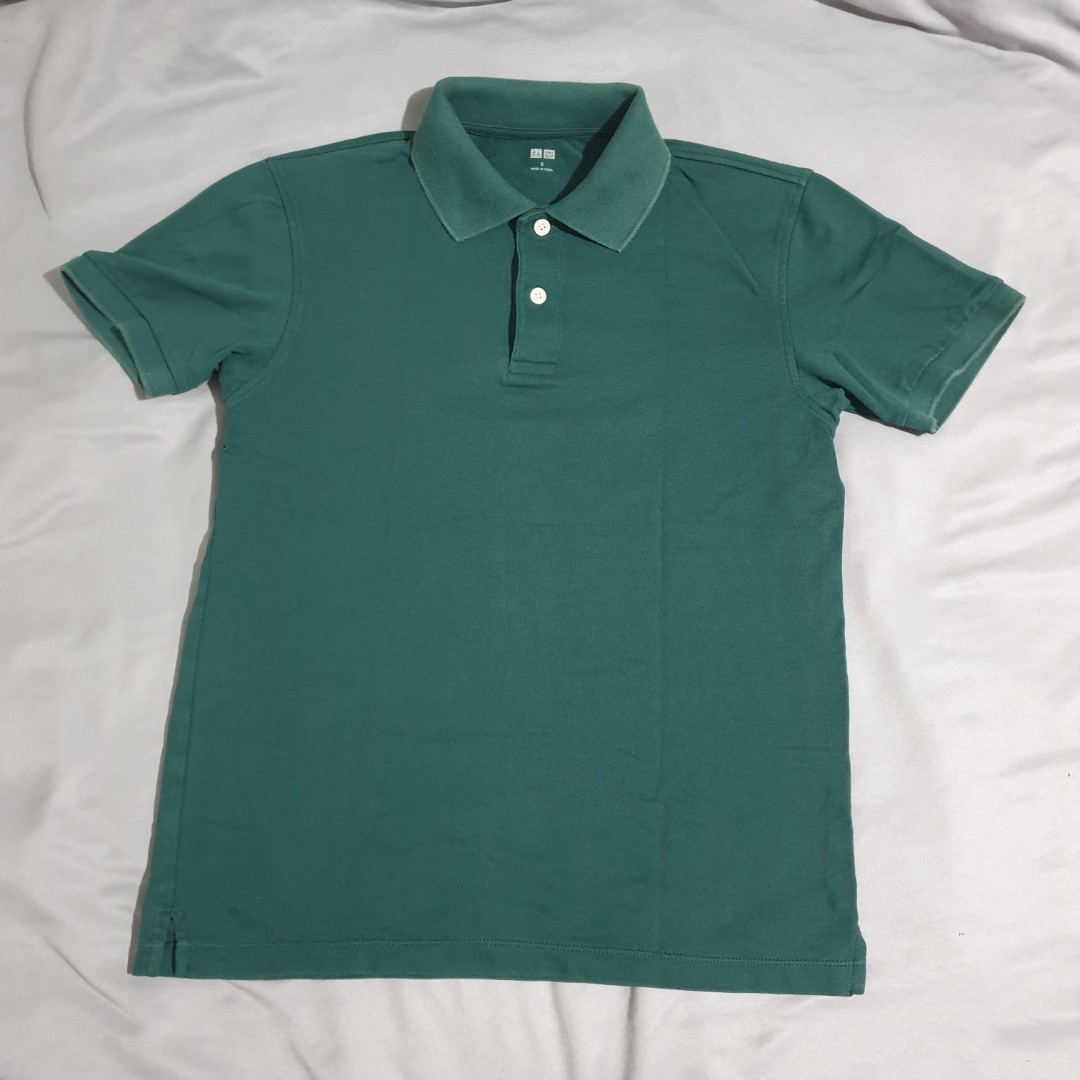Uniqlo Olive Green Polo Shirt, Men's Fashion, Tops & Sets, Tshirts ...