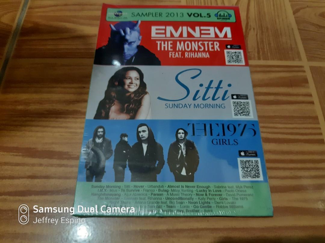 Universal CD Sampler Eminem Sitti The 1975 opm (Category: CDs & DVDs) located in Quezon City. Submitted by jeffreyespino (Listing ID 1166426329, Image 1). Description: All original CD We accept cash, GCash 09152688298, Maya 09989968742, BPI, BDO, LBC, Cebuana Lhuiler, MLhuiler and Palawan Express payments. For faster transaction sms us thru 09989968742 Deliver / pick up thru Grab, Lalamove, Borzo, Toktok etc. Shipping via JRS Express or LBC (deli