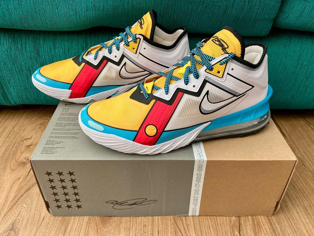 Nike Lebron 18 XVIII Stewie Griffin Family Guy Lebron James Basketball  Sneakers