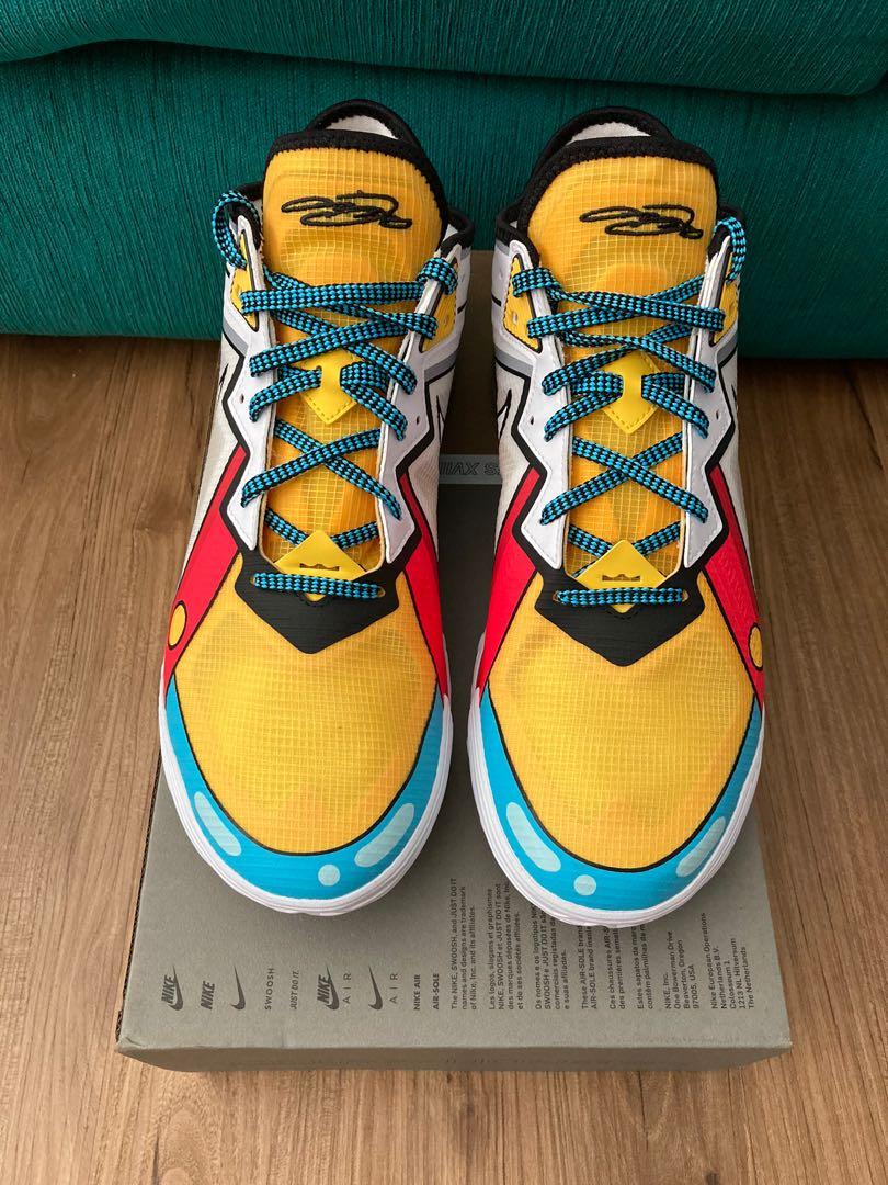 Nike Lebron 18 XVIII Stewie Griffin Family Guy Lebron James Basketball  Sneakers