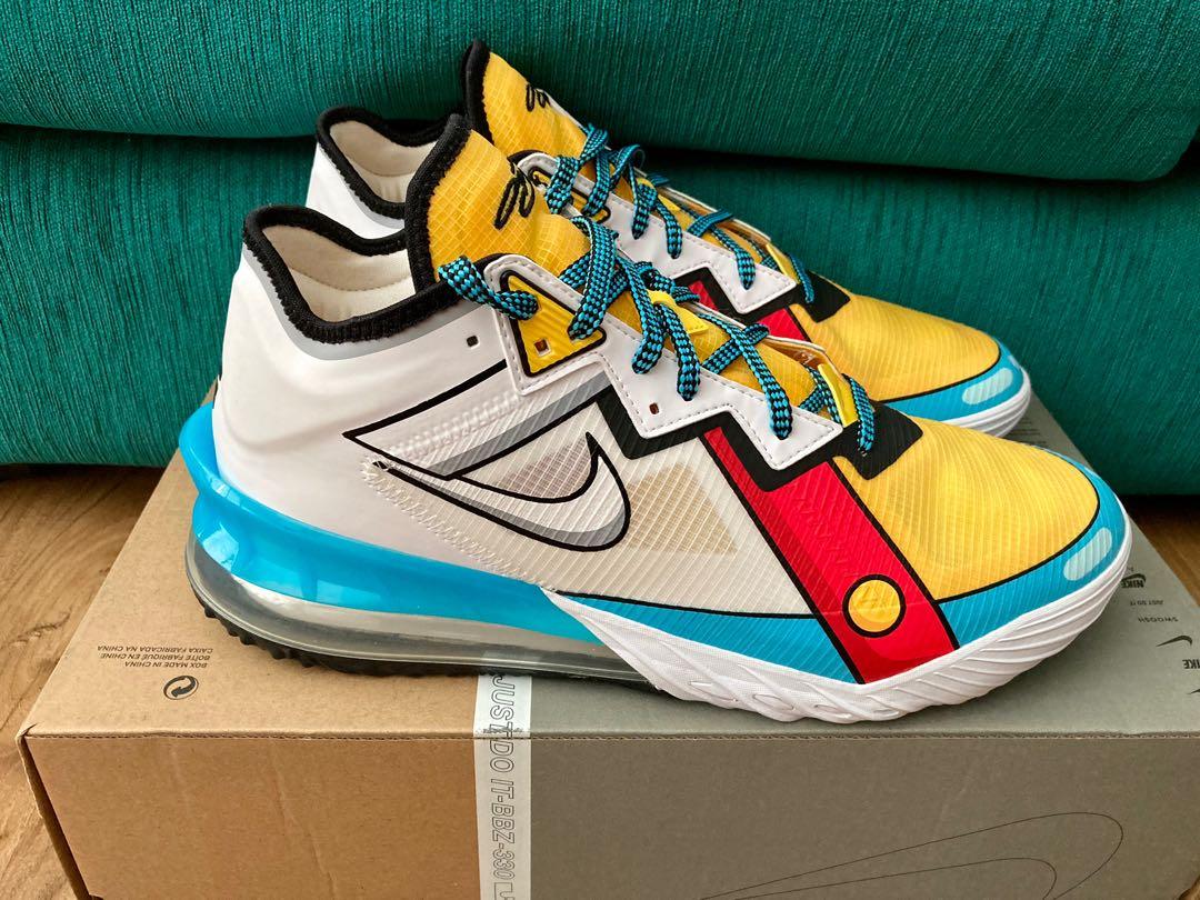 Nike Lebron 18 XVIII Stewie Griffin Family Guy Lebron James Basketball  Sneakers