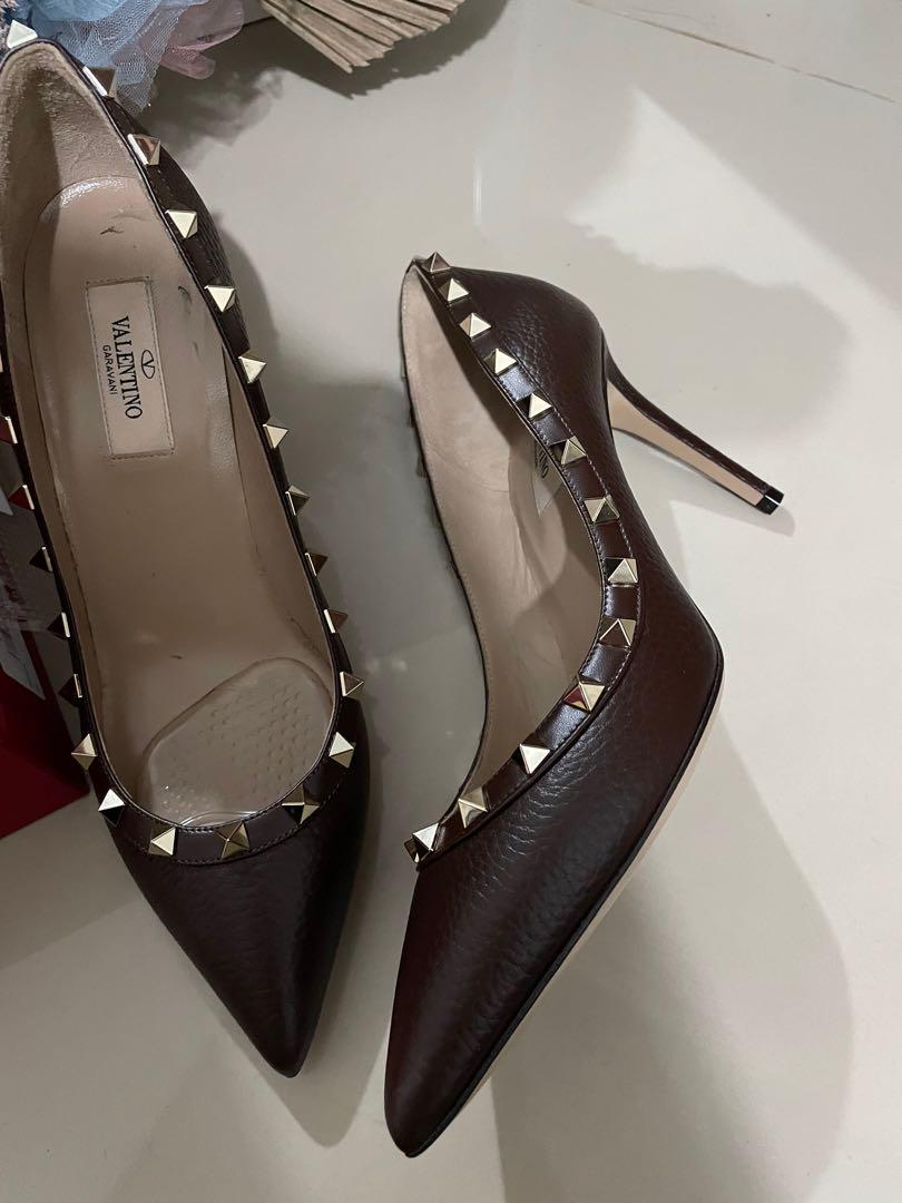 brown valentino shoes