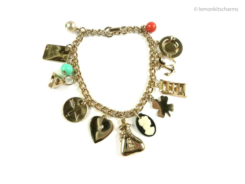Coro store charm bracelet