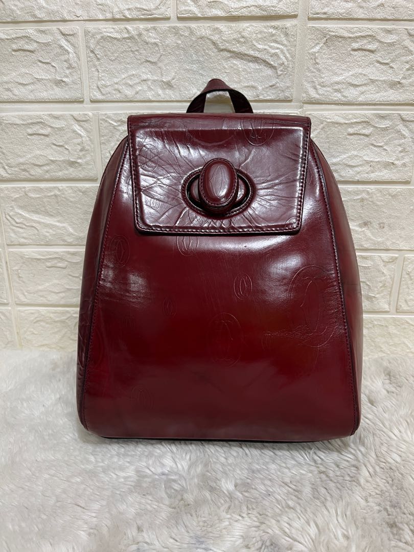 Vintage Cartier Backpack, Women's Fashion, Bags & Wallets, Backpacks on