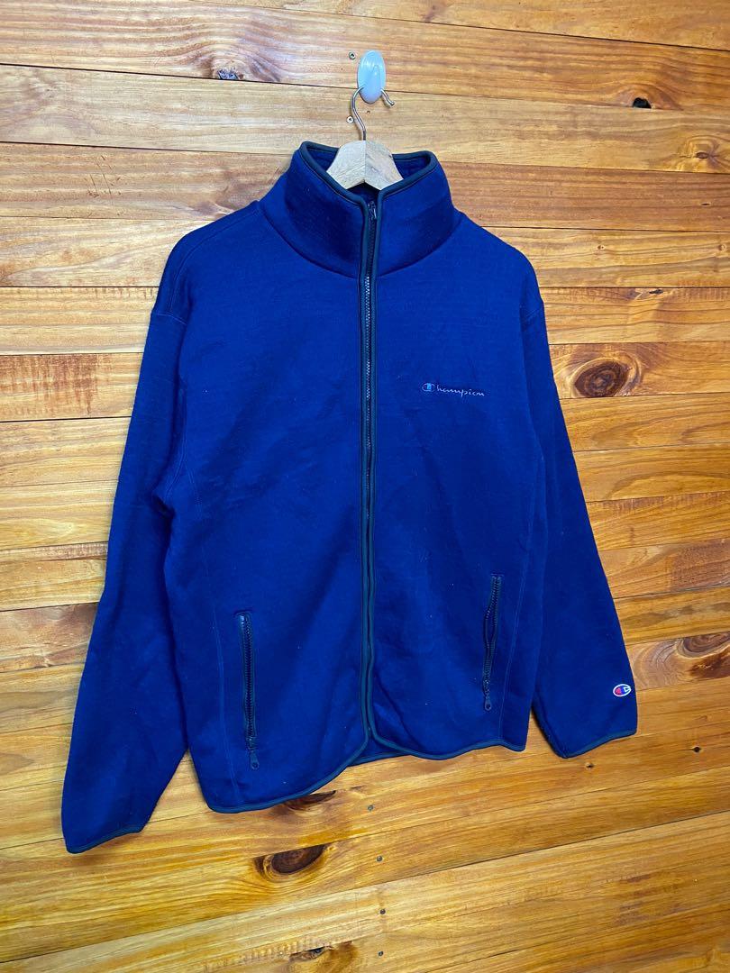 Champion sweater hot sale vintage jacket