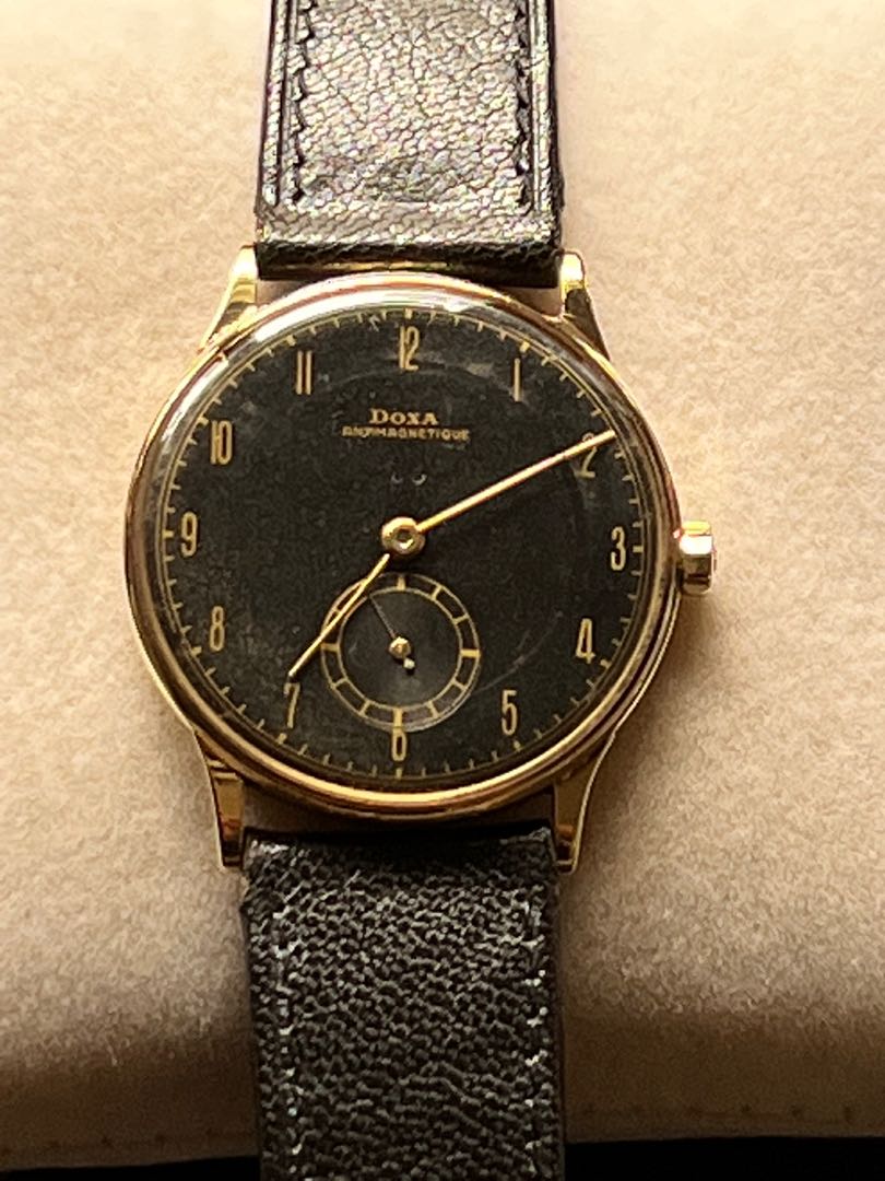 Vintage DOXA 9K Gold watch
